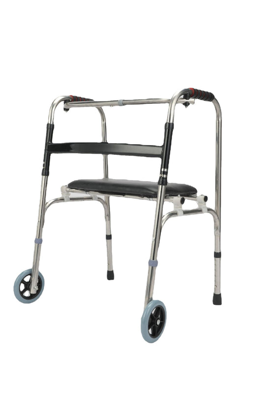 Sturdy Folding Walker for Assisted Walking 