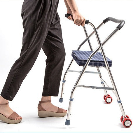 Sturdy Folding Walker for Mobility Aid