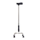 Sturdy Stainless Steel Four-Pronged Walking Canes for Seniors