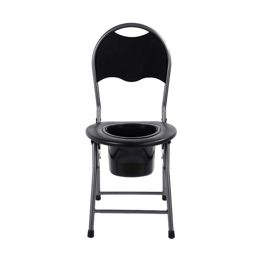 Portable Foldable Commode Chair for Elderly and Pregnant Women 