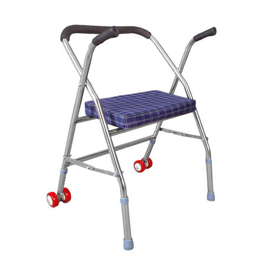 Sturdy Stainless Folding Walker for Elderly