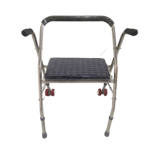 Sturdy Stainless Steel Mobility Aid for Disabled