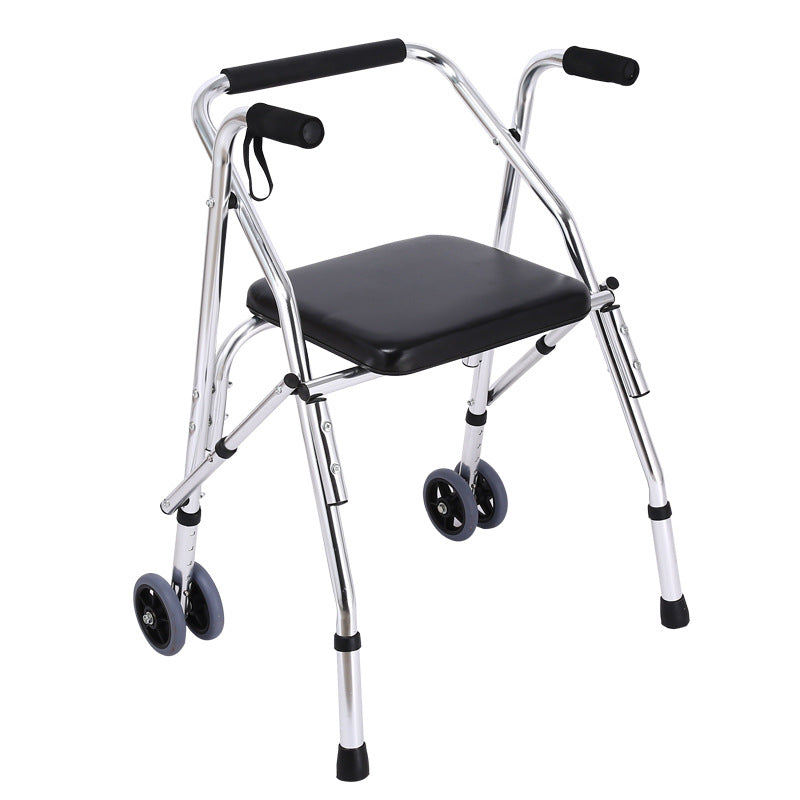 Sturdy Folding Walker for Elderly with Wheels