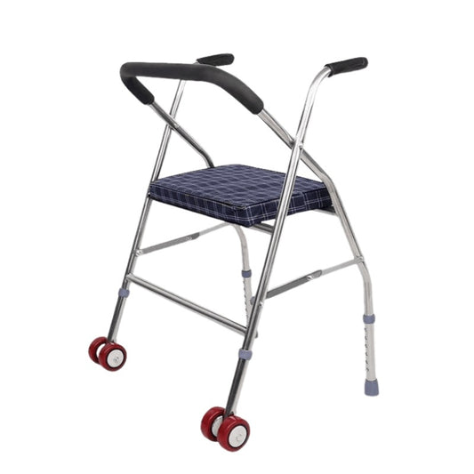 Sturdy Stainless Folding Walker for Elderly