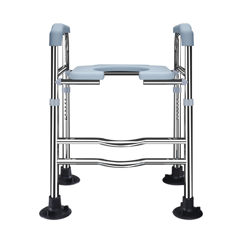 Sturdy Stainless Commode Chair for Home Use