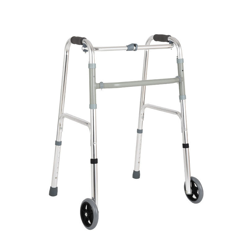 Sturdy Stainless Folding Walker for Elderly