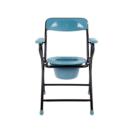 Portable Foldable Commode Chair for Elderly, Pregnant Women and Disabled 