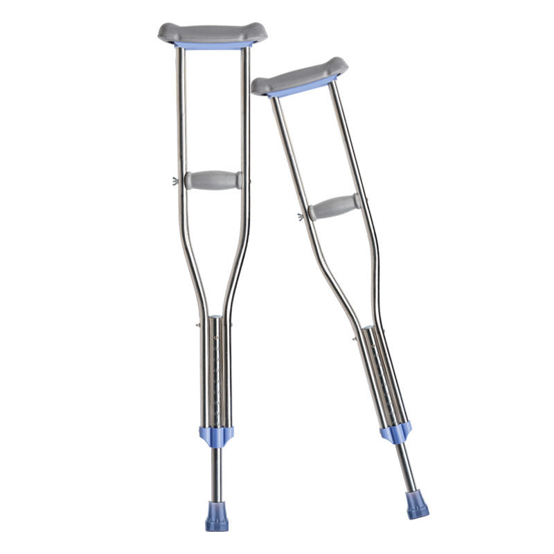 Adjustable Aluminium Alloy Underarm Crutches for Seniors