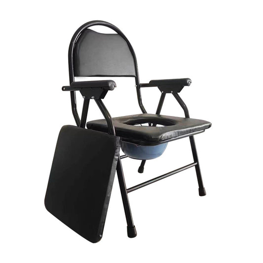 Portable Steel Commode Chair for Elderly and Pregnant Women