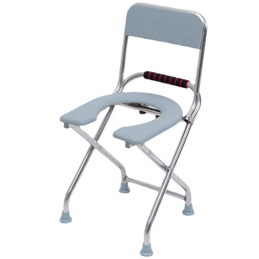 Portable Foldable Commode Chair for Elderly and Pregnant Women