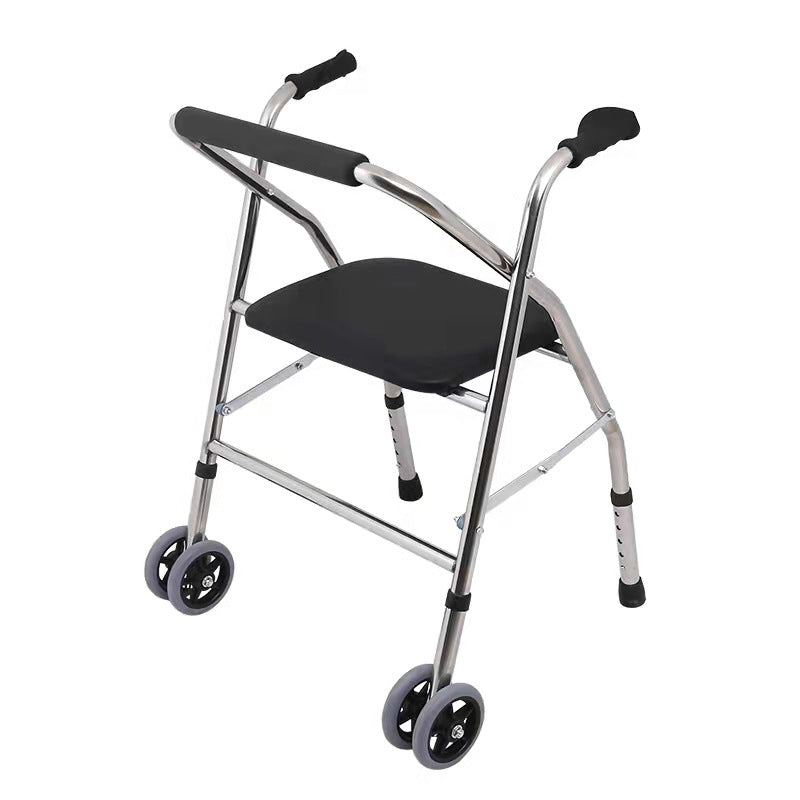 Foldable Stainless Steel Wheelchair for Disabled