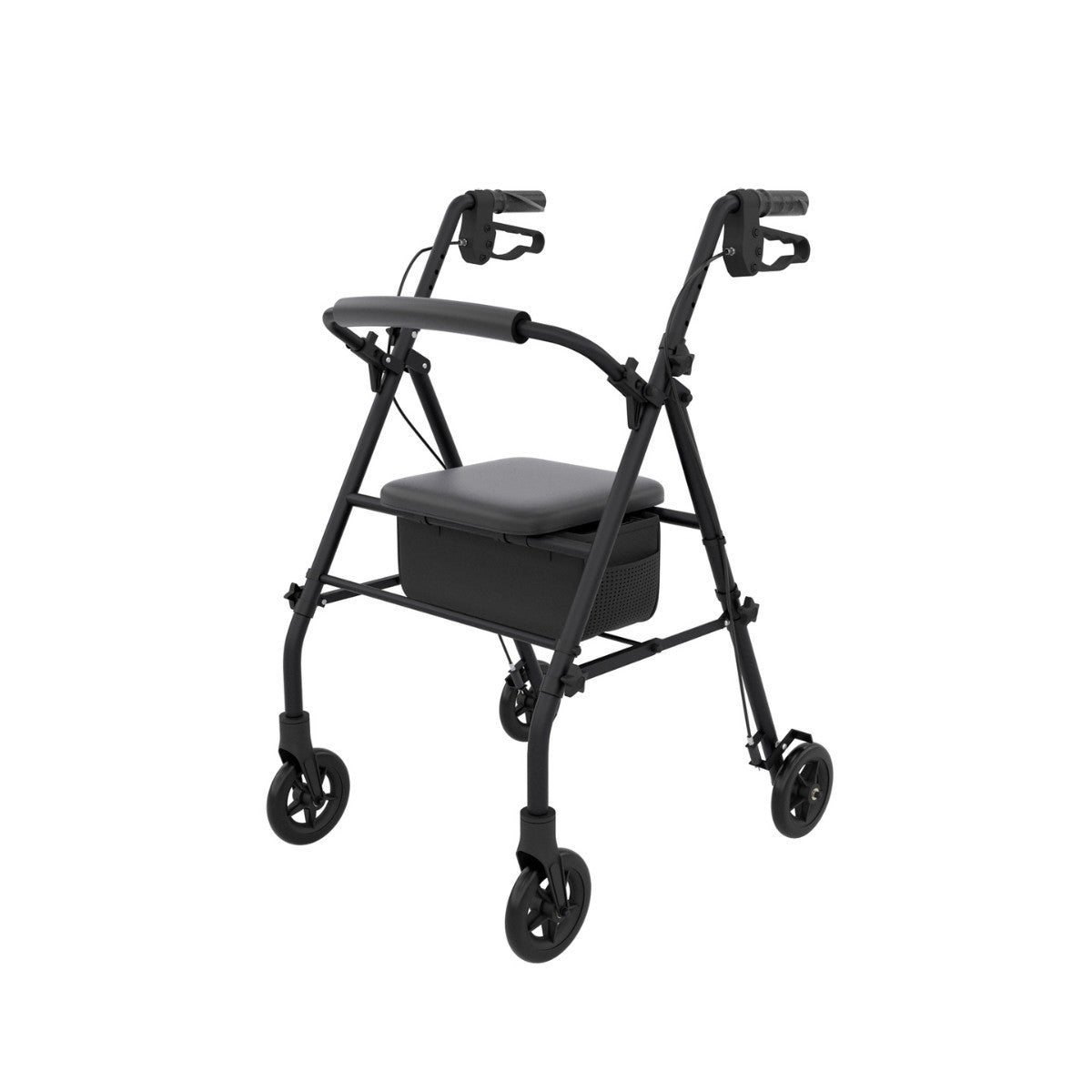 Sturdy Folding Walker for Elderly Shopping