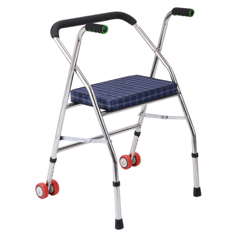 Adjustable Folding Walker with Stainless Steel Tubes