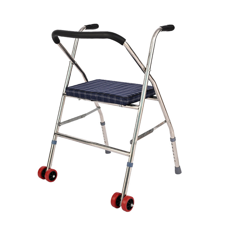 Adjustable Stainless Steel Folding Walker