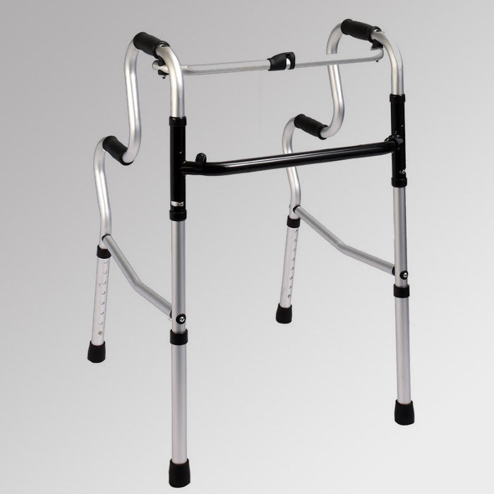 Lightweight Foldable Aluminum Alloy Folding Walker for Elderly and Disabled