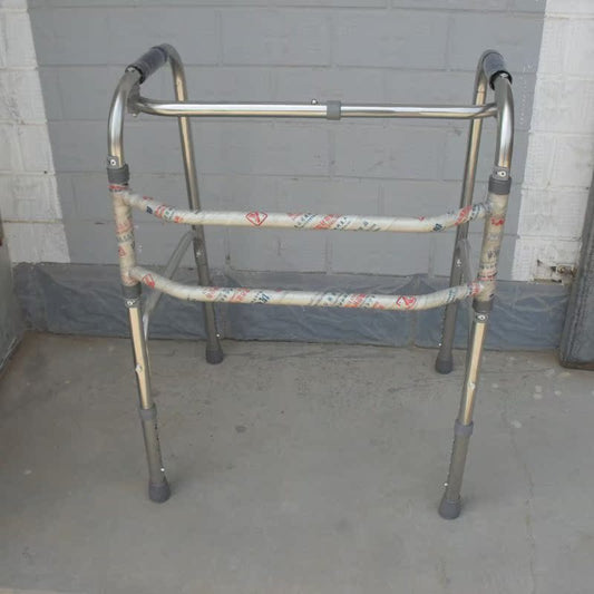 Sturdy Folding Walker for Elderly Mobility