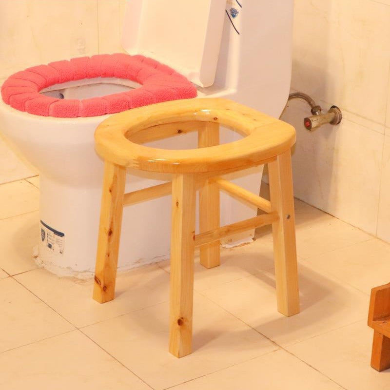 Adjustable Portable Commode Chair for Elderly and Pregnant Women