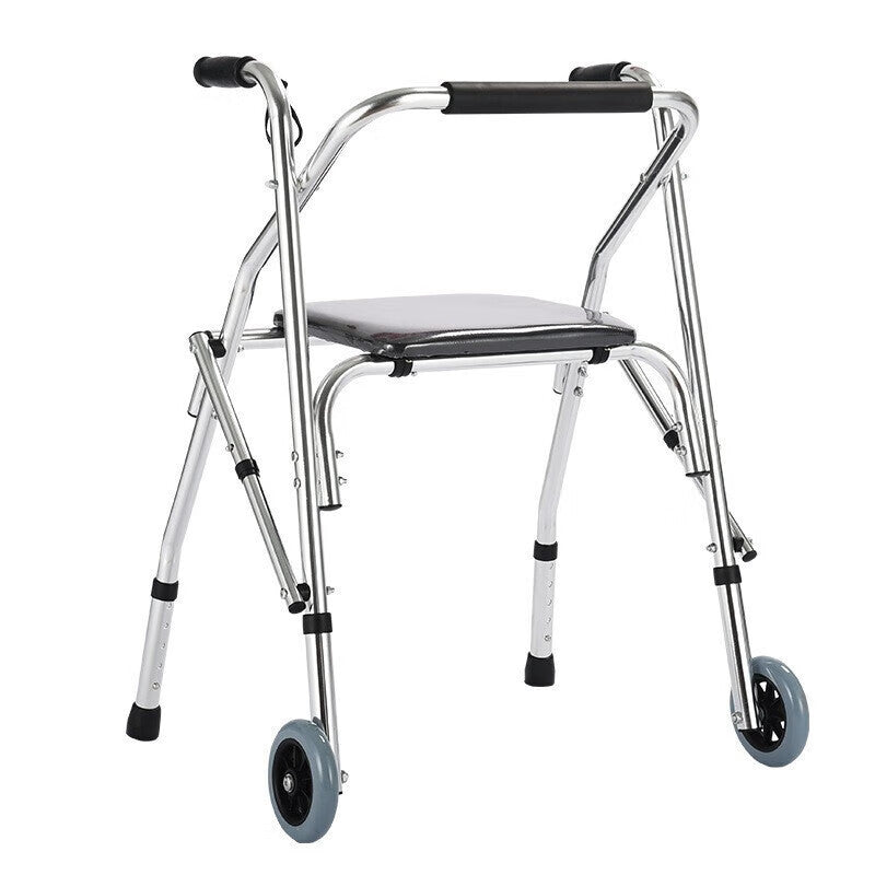 Portable Folding Walker for Elderly Rehabilitation