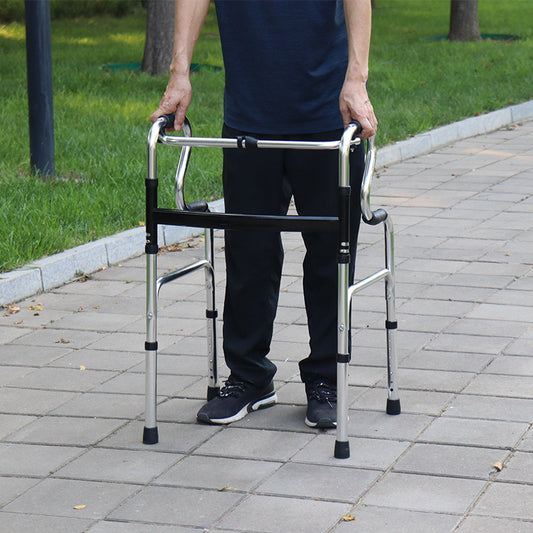 Adjustable Elderly Walker for Disabled Mobility Aids