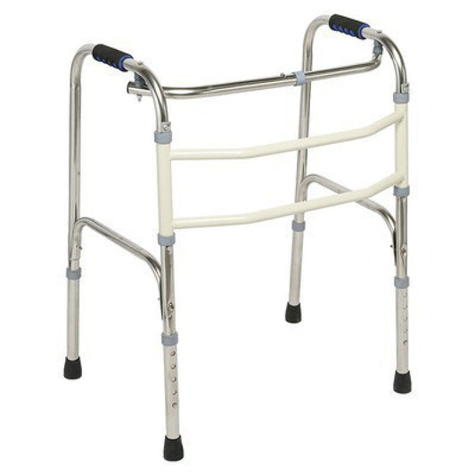 Sturdy Folding Walker for Rehabilitation and Walking Aid