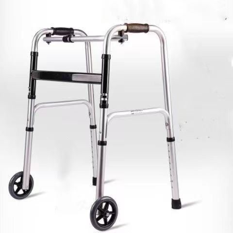 Portable, Adjustable, Multifunctional Disabled Mobility Aids 带轮款 古铜色1.2款