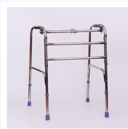 Sturdy Stainless Folding Walker for Elderly Rehabilitation 559289822