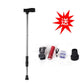 Lightweight, Foldable, Anti-slip Walking Canes for Seniors #####单脚手杖胶套加手电#####