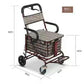 Sturdy Folding Walker for Mobility Aid 碳钢手推车