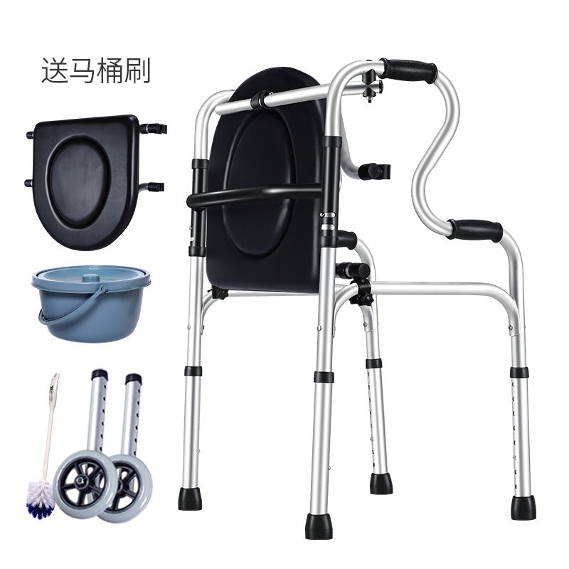 Portable Folding Aluminum Walker for Elderly YC8204NDLH-PF