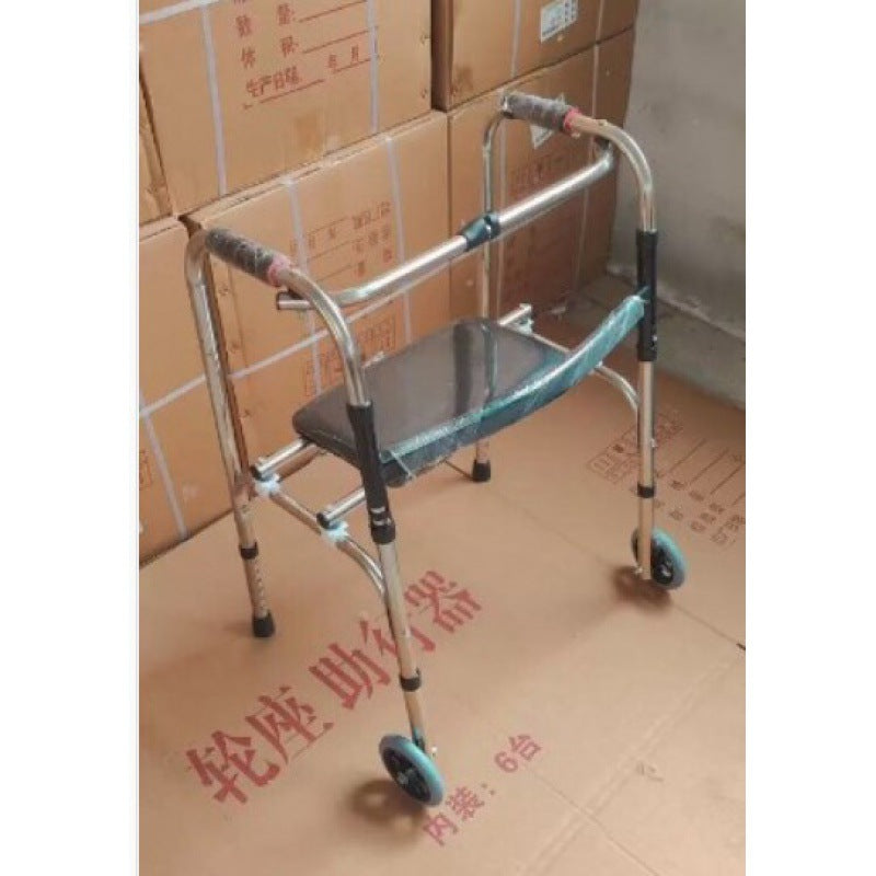 Adjustable Stainless Folding Walker for Elderly 5374653182445