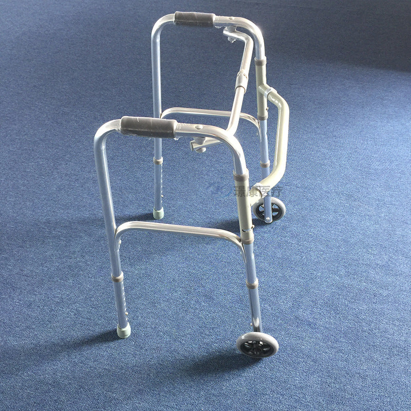 Foldable Dual-wheel Walker for Standing and Walking