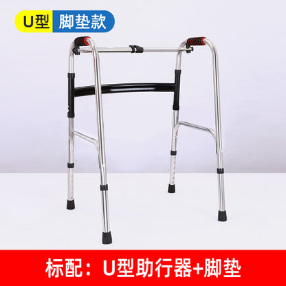 Sturdy Stainless Steel Mobility Aid for Disabled 22管不锈钢直弯