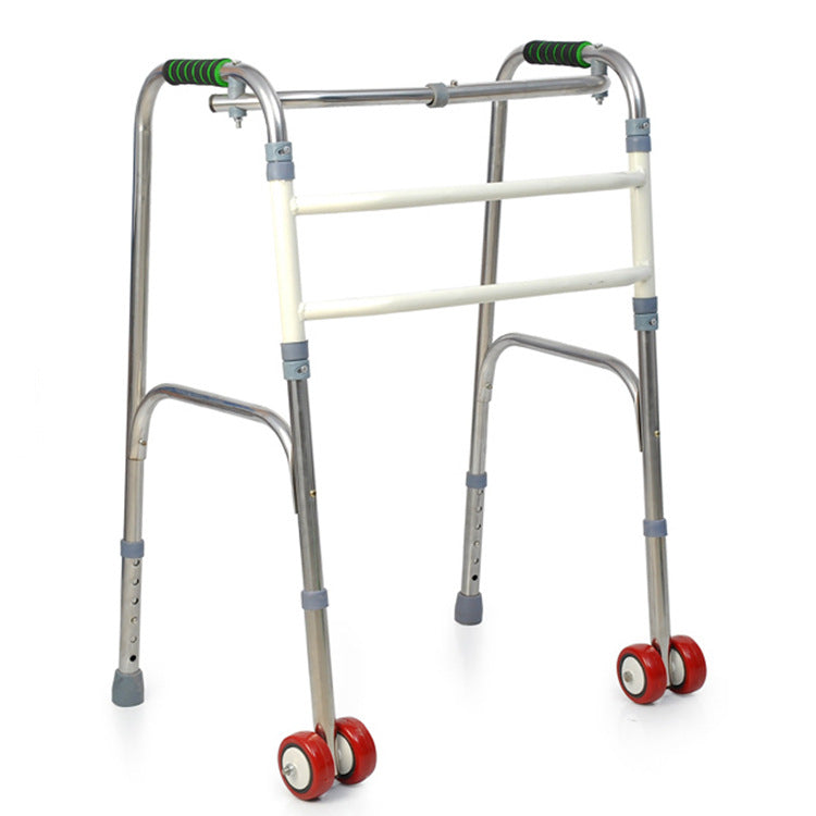 Adjustable Height Folding Walker for Walking Aid 