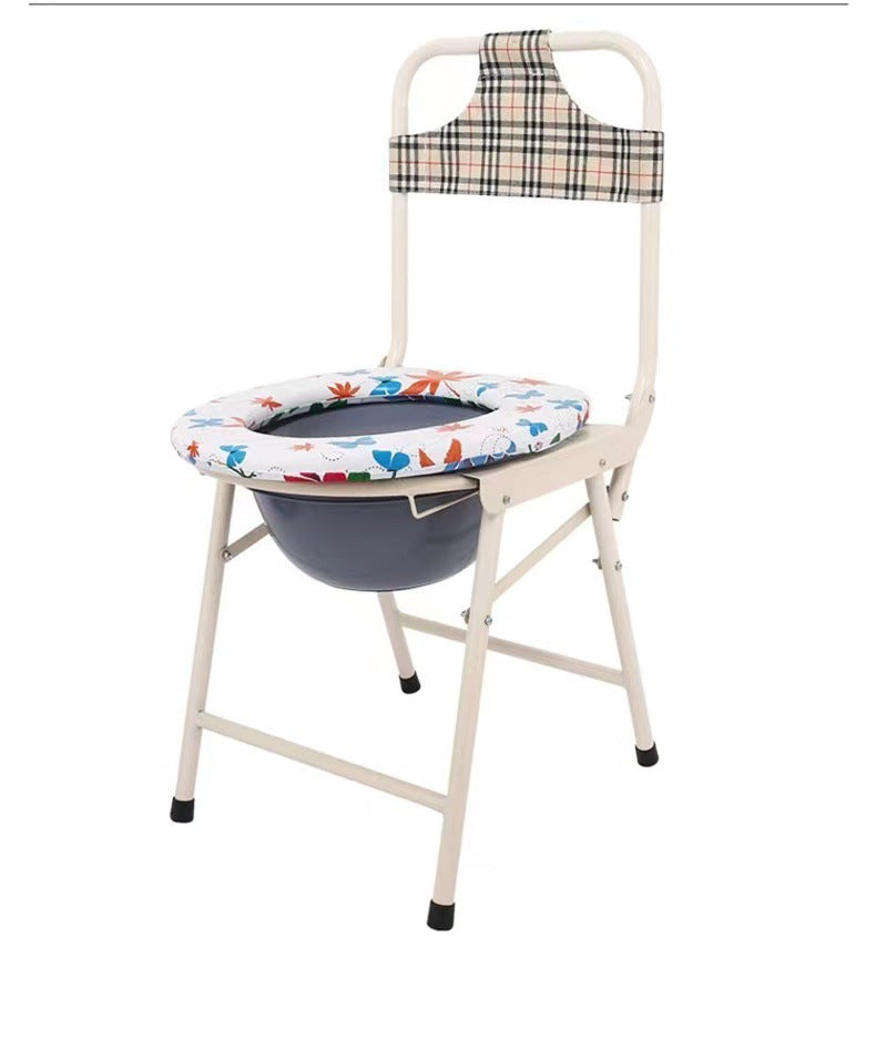 Portable Elderly Commode Chair