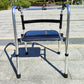 Foldable Portable Commode Chair for Elderly and Disabled