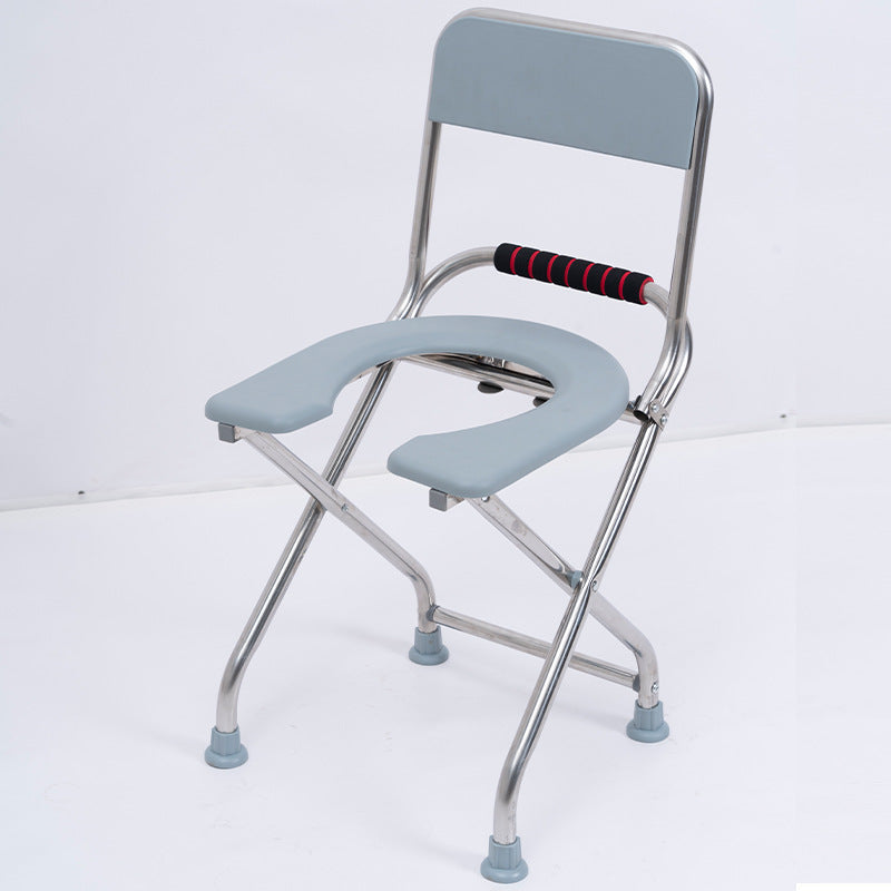 Portable Foldable Commode Chair for Elderly and Pregnant Women