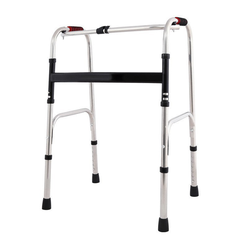 Sturdy Stainless Folding Walker for Elderly