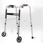 Sturdy Stainless Folding Walker for Elderly 加厚铝合金单弯灰轮 1