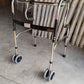 Adjustable Folding Stainless Walker for Elderly 不锈钢双弯+灰双轮