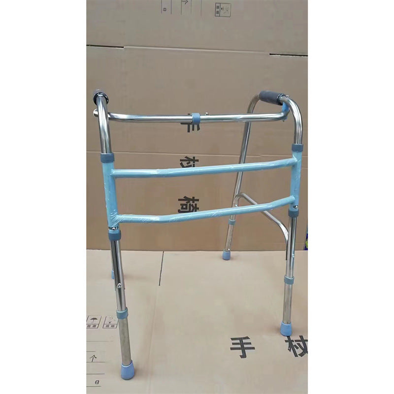 Sturdy Aluminium Four-footed Mobility Aids for Disabled 钢单弯灰杠 标准