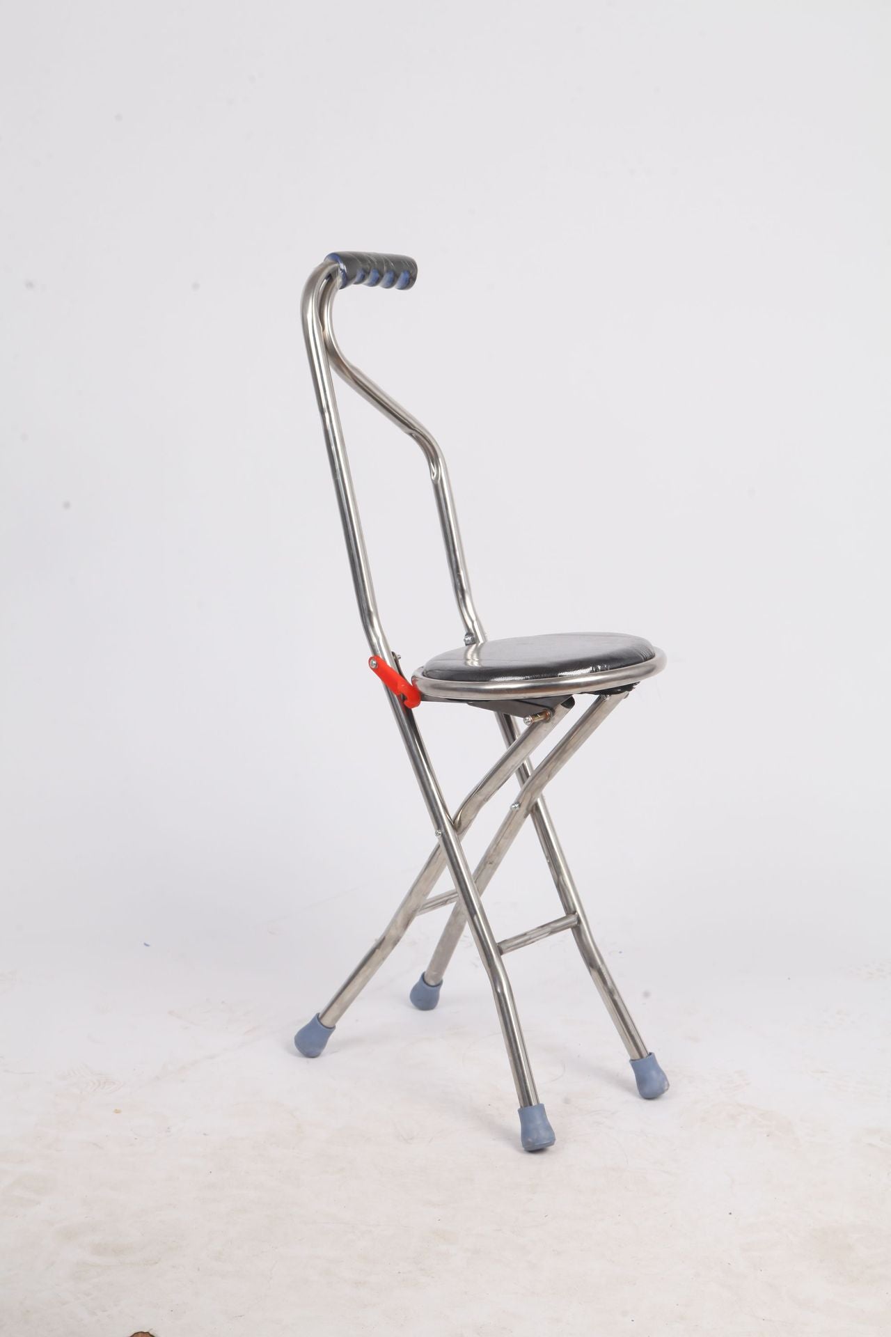 Sturdy, Portable, Foldable Walking Canes for Seniors S型黑色+防开挂