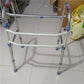 Sturdy Aluminium Four-footed Mobility Aids for Disabled 钢单弯白杠 标准