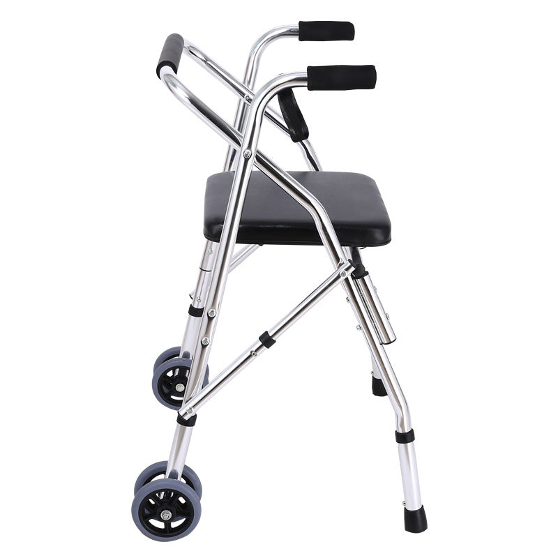 Sturdy Folding Walker for Elderly with Wheels