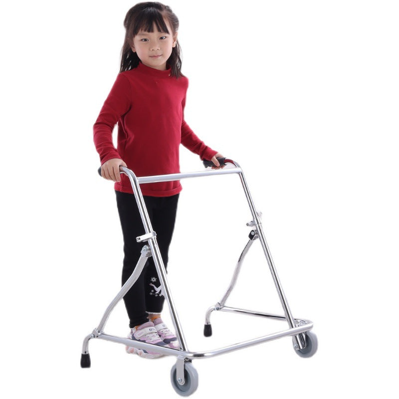 Adjustable Height Folding Walker for Adults and Children 