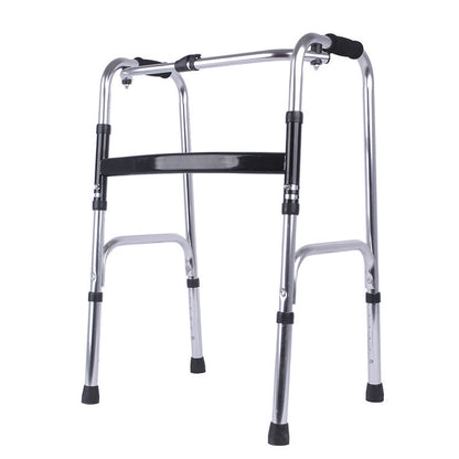 Lightweight Folding Aluminum Walker for Elderly and Disabled 烟火红 均码