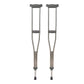 Adjustable Stainless Steel Crutches for Disabled Mobility 灰色 115--135cm