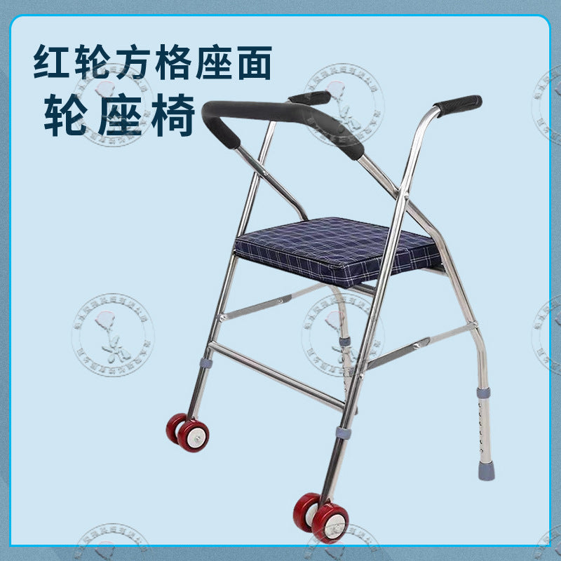 Sturdy Portable Folding Walker for Elderly 5385356819803