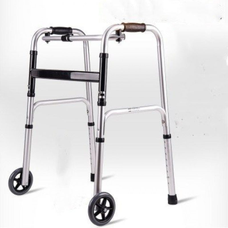 Lightweight Portable Disabled Mobility Aids 铝合金单弯带轮 默认