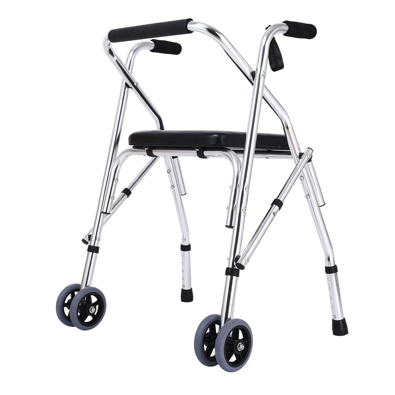 Sturdy Folding Walker for Elderly with Wheels 