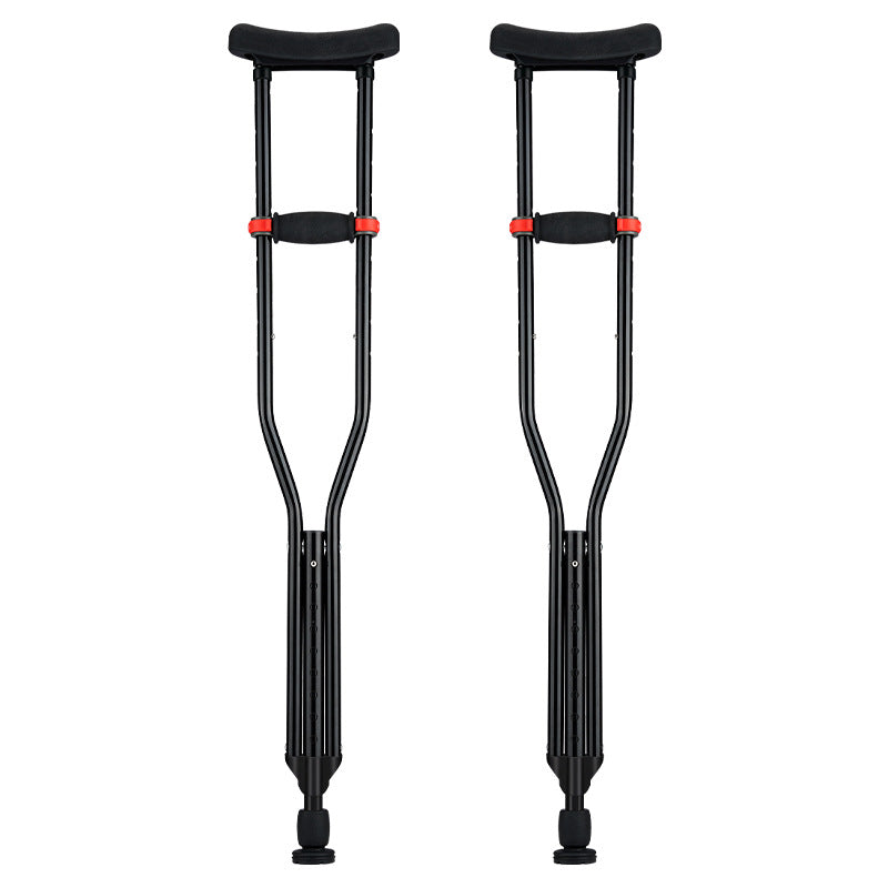 Adjustable Aluminum Alloy Crutches for Disabled Mobility